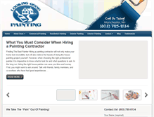 Tablet Screenshot of lookinggoodpaintingnh.com